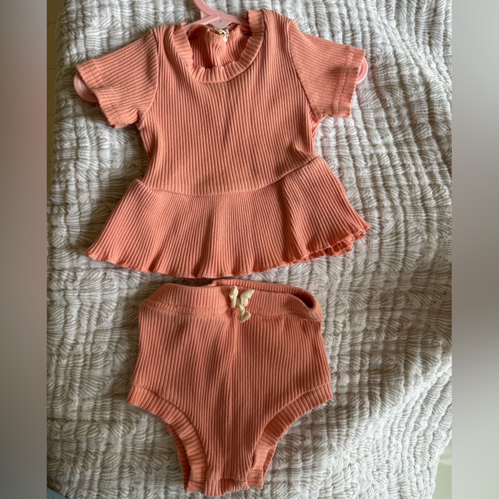 Amazon two piece set, 6-12 months